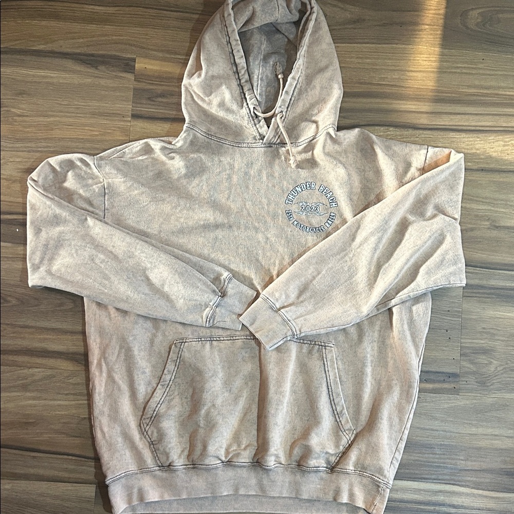 Men's Casual Beige Hoodie